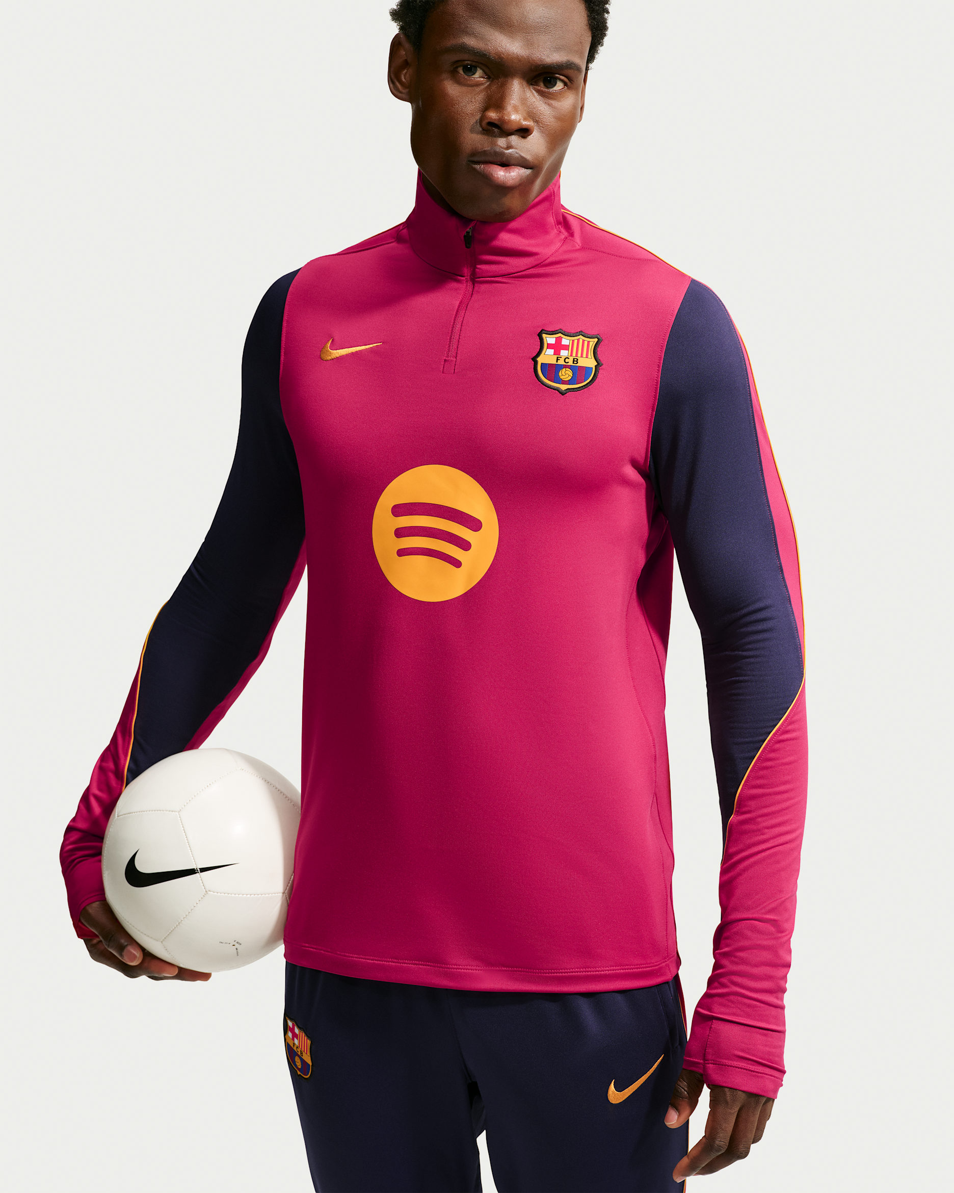 F.C. Barcelona Strike Men's Nike Dri-FIT Football Knit Drill Top